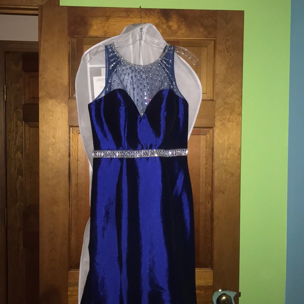 Blue gown